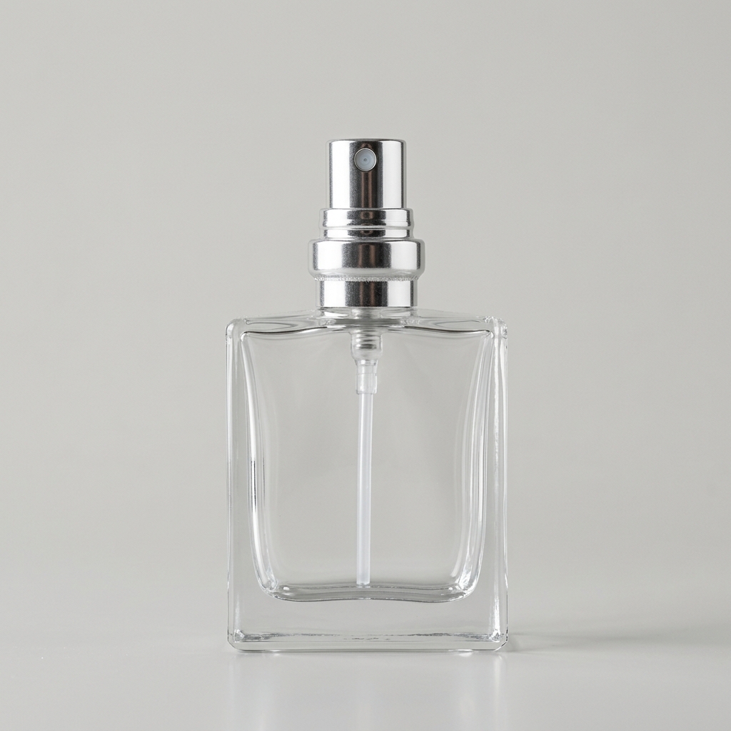 8 ML SQUARE GLASS SPRAY PERFUME BOTTLE | REFILLABLE FINE MIST ATOMIZER